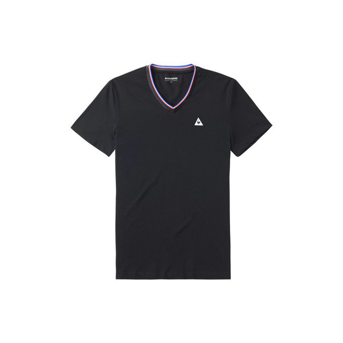 Le Coq Sportif T-Shirt Lauzet Noir T-Shirts Manches Courtes Homme